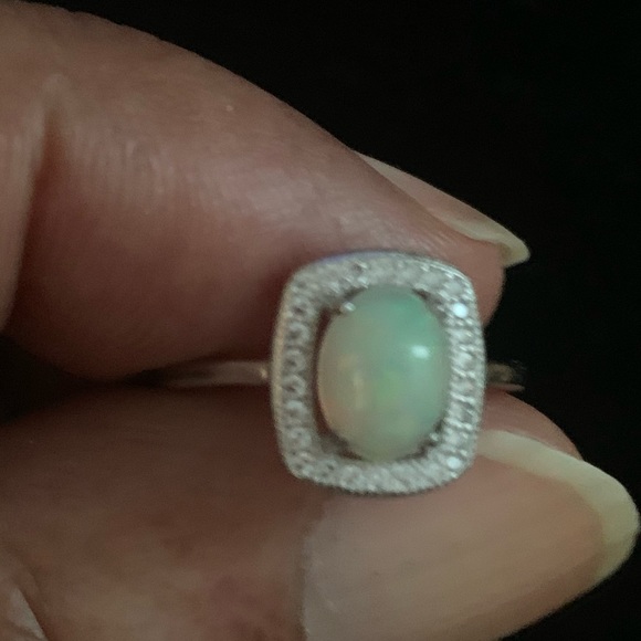 Ring Genuine Opal - Picture 2 of 4